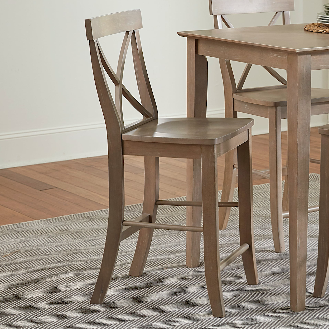 John Thomas Dining Essentials X-Back Stool