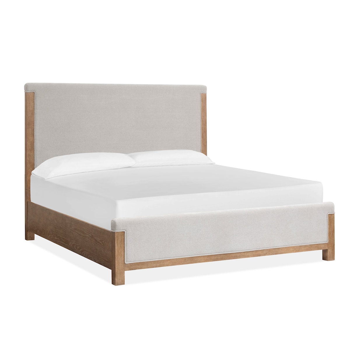 Magnussen Home Plum Creek Bedroom Complete Queen Panel Upholstered Bed