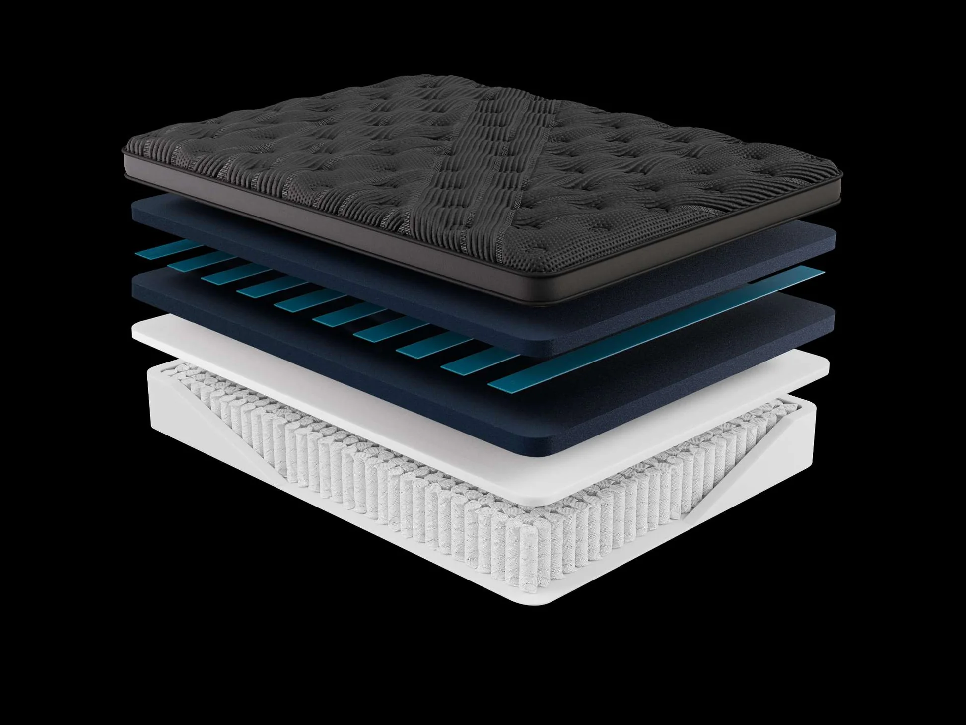 Diamond Mattress Whistler Quilted 16" Medium Twin Whistler Quilted Hybrid Mattress
