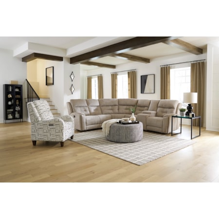 3-Piece Power Reclining Sectional Sofa
