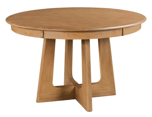 Traditional 54" Round Dining Table with Pedestal Base