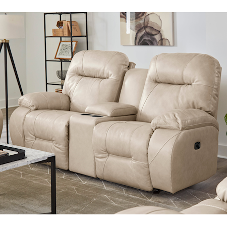 Tilt Headrest Space Saver Console Loveseat