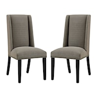 Dining Chair Fabric Set of 2