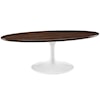 Modway Lippa 48" Oval-Shaped Coffee Table