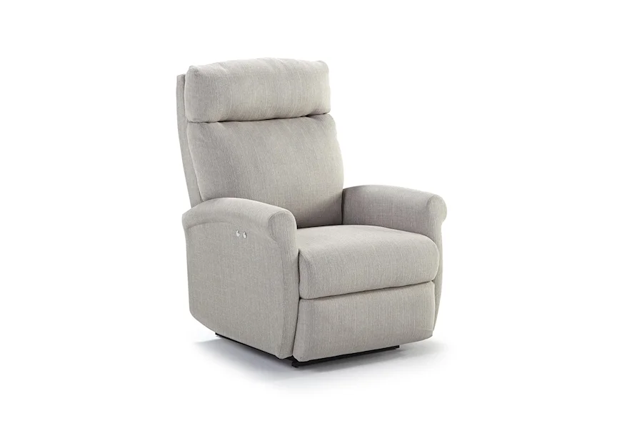 Codie Power Tilt Headrest Space Saver Recliner by Best Home Furnishings at Conlin's Furniture