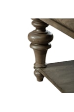 Liberty Furniture Americana Farmhouse Transitional Rectangular Cocktail Table with Hidden Storage