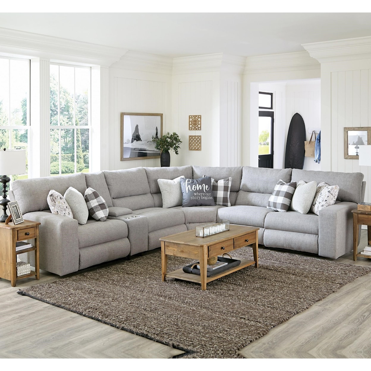 Catnapper 150 Rockport Power Reclining Sectional