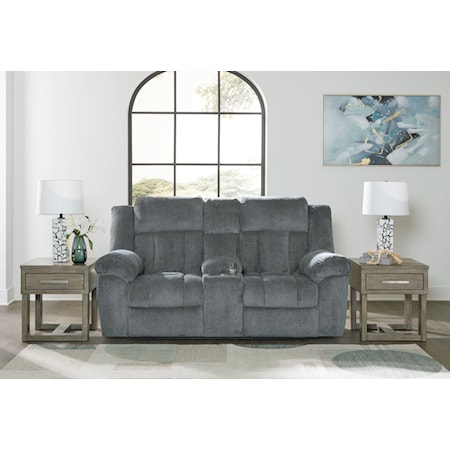 PWR REC Loveseat/CON/ADJ HDRST