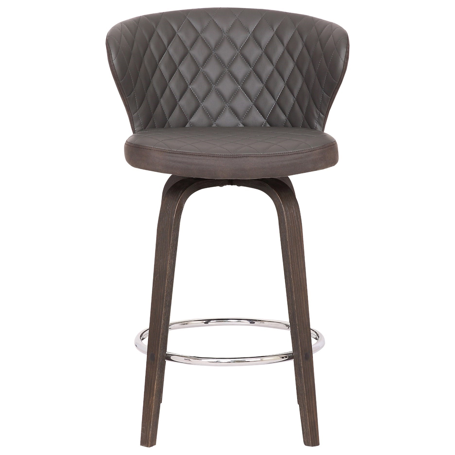 30" Upholstered Swivel Bar Stool