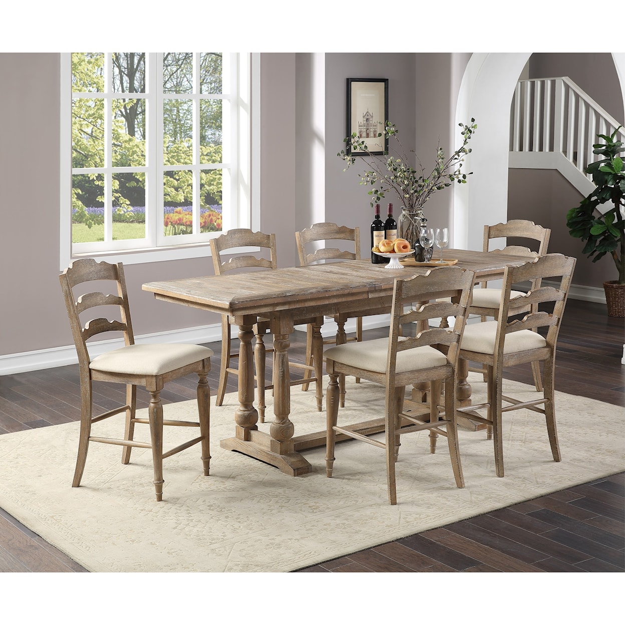 Winners Only Augusta Counter-Height Dining Table