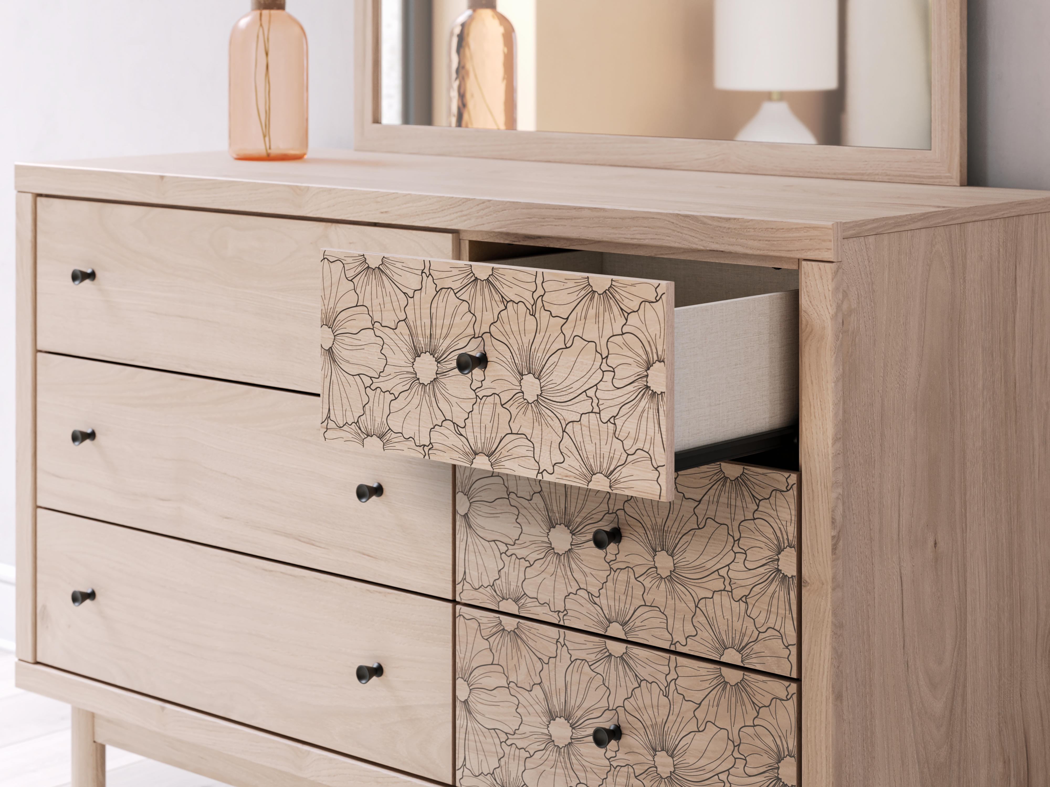 Signature Design by Ashley Arloster Dresser And Mirror