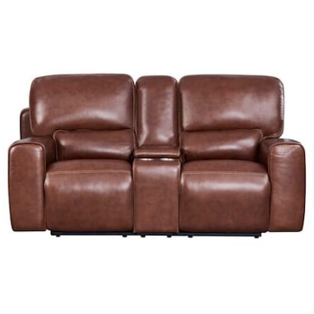 Broadway Power Glider Console Loveseat