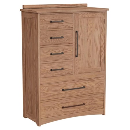 6 Drawer Chest W/Door