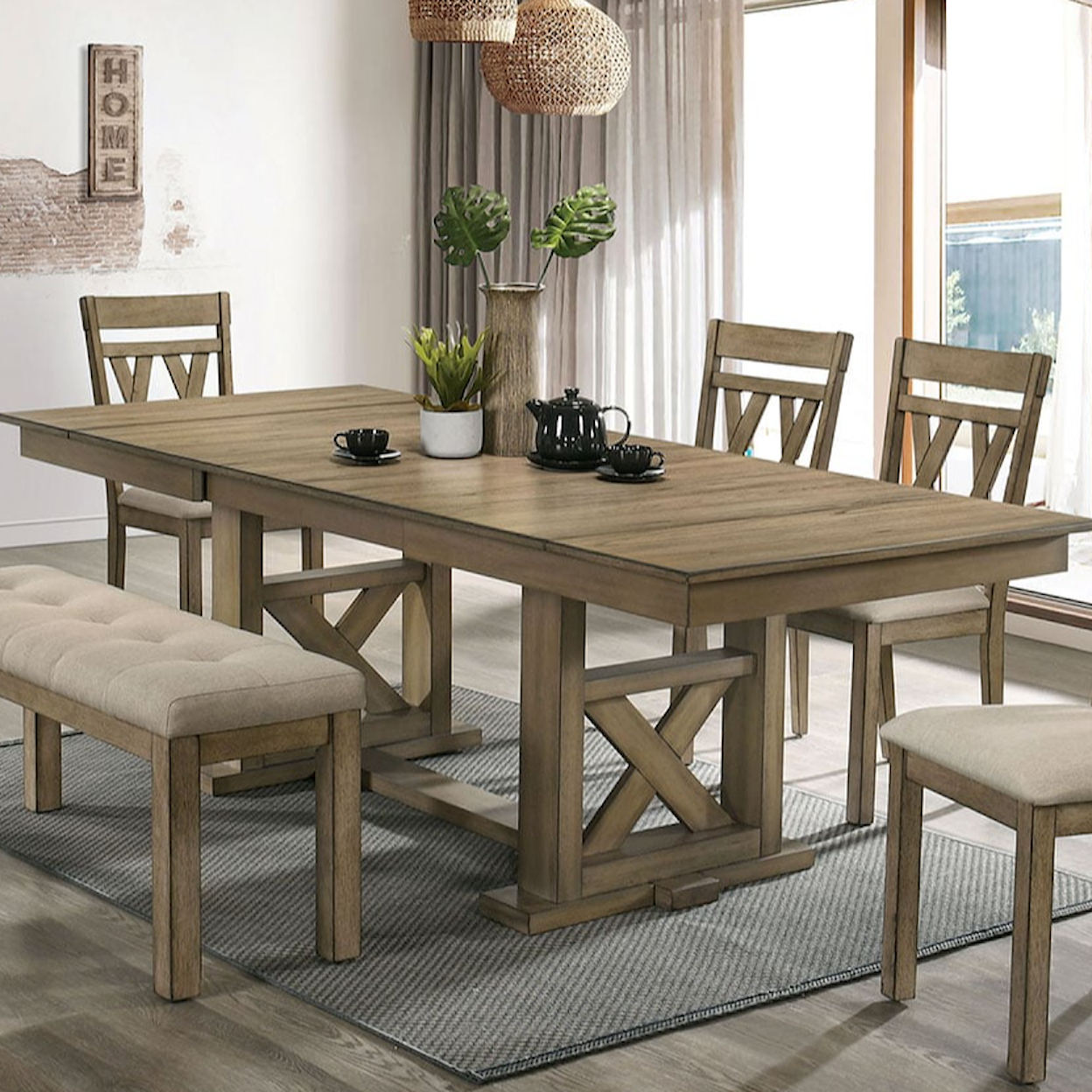 Furniture of America - FOA TEMPLEMORE Dining Table