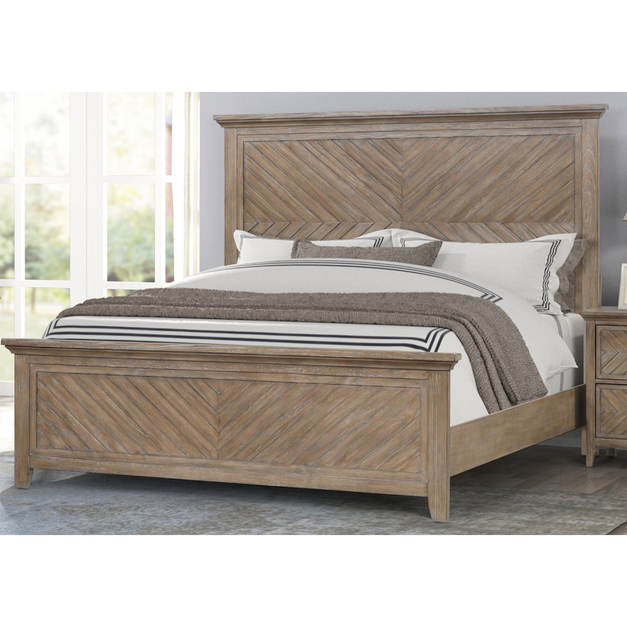 New Classic Furniture Tybee Queen Panel Bed