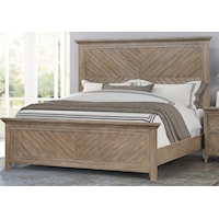 Rustic Tybee Queen Panel Bed