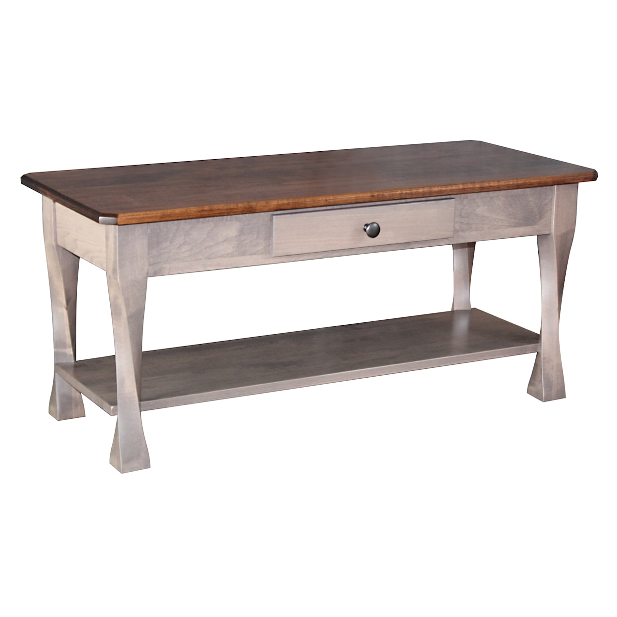 Ashery Woodworking Franklin Customizable Solid Wood Coffee Table