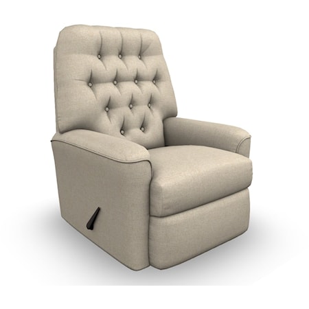 Transitional Space Saver Reclining Chair