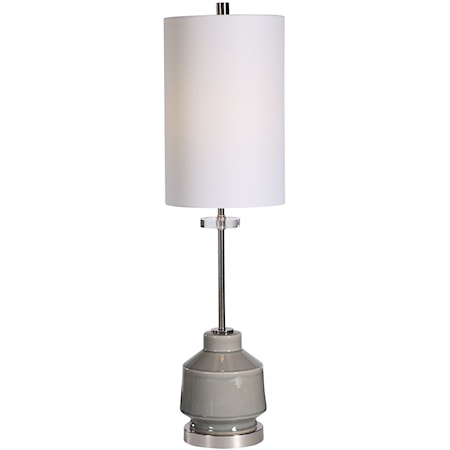 Porter Warm Gray Buffet Lamp