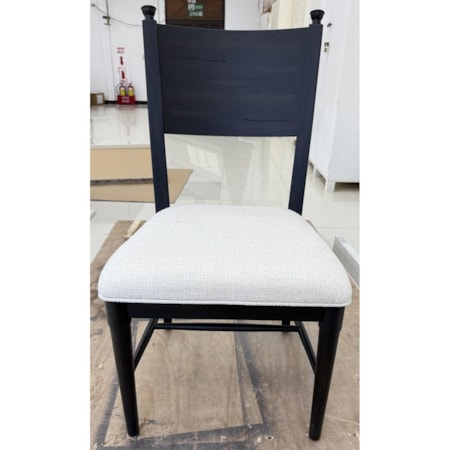 Ebony Wood Side Chair 2In