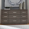 Liberty Furniture Cascade Falls 9-Drawer Dresser