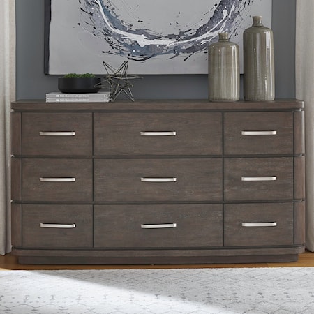 9-Drawer Dresser and Mirror Set