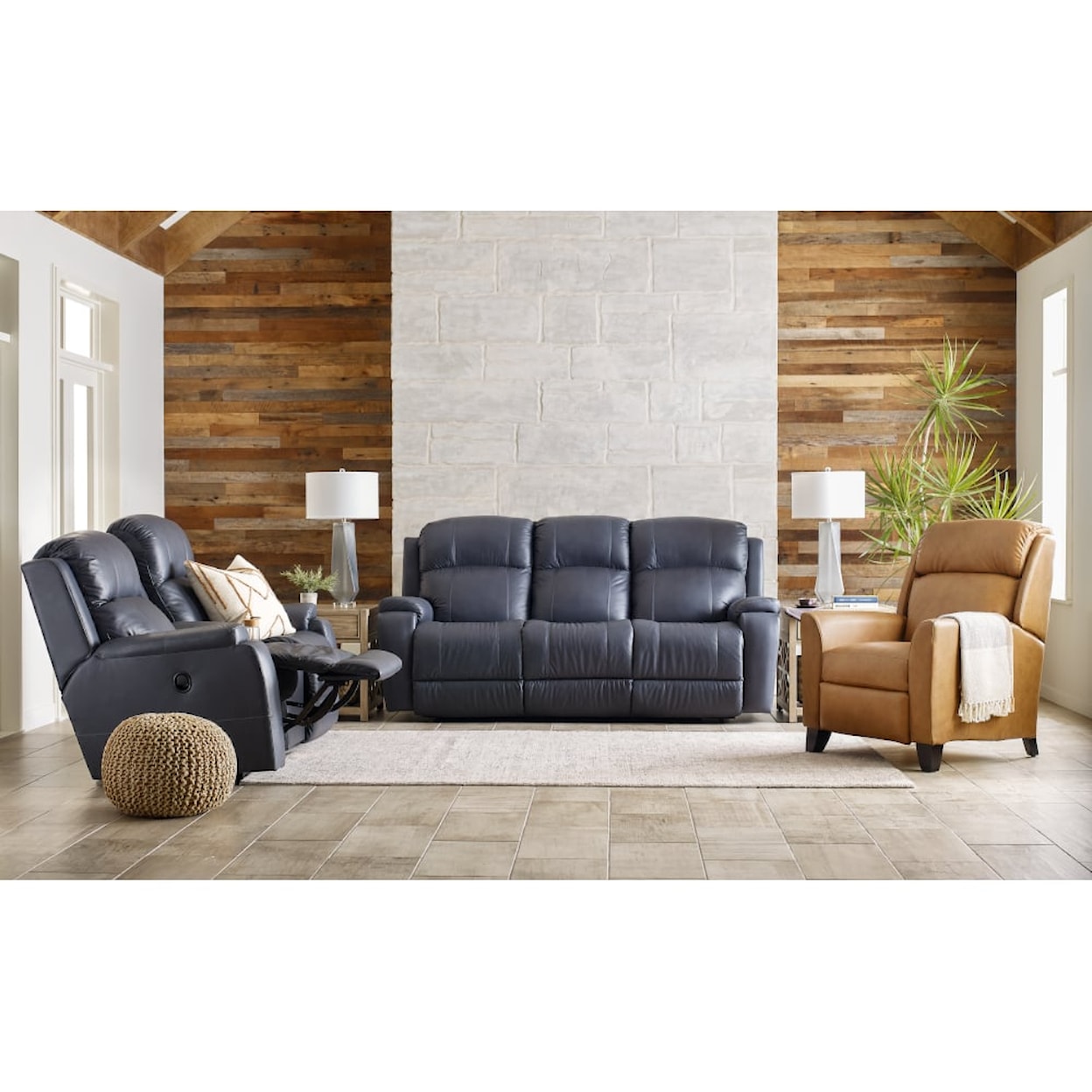 La-Z-Boy Dorian Dorian Power Reclining Sofa w/ Headrest