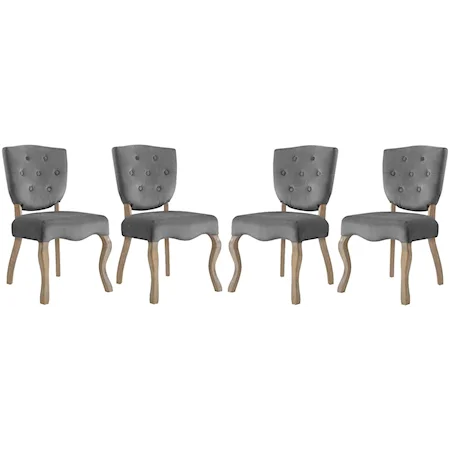 Set of 4 Dining Side Chairs