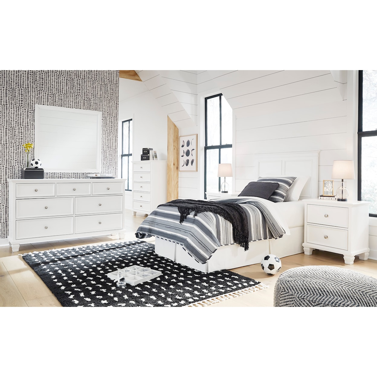 Ashley Furniture Signature Design Fortman Twin Bedroom Set
