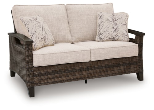 Outdoor Loveseat With Cushion