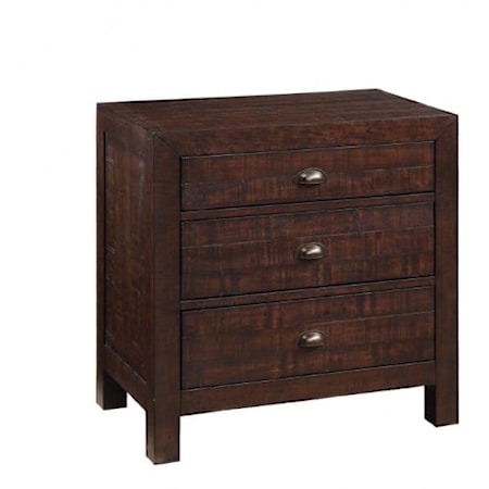 28" 3-Drawer Nightstand