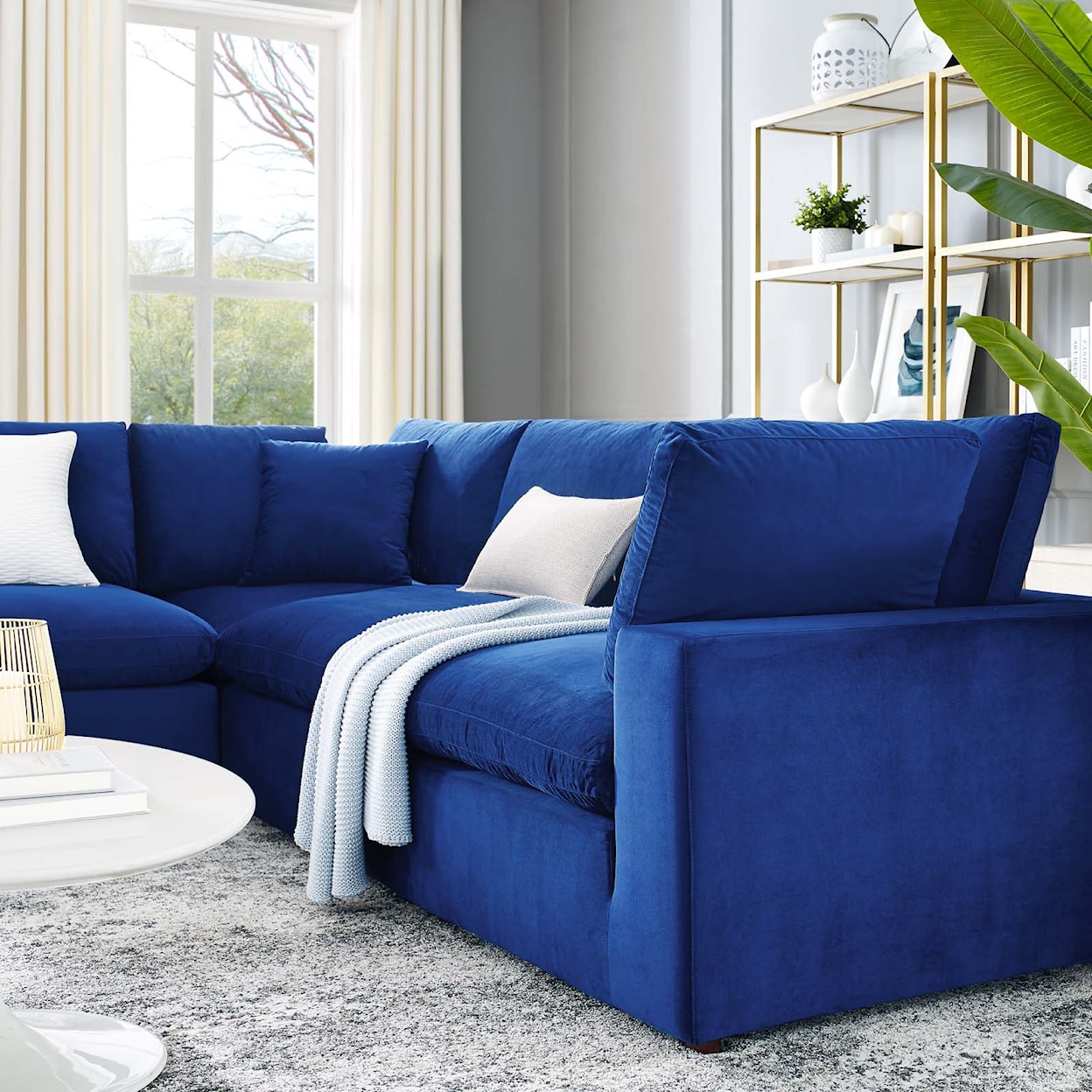 Modway Commix 5-Piece Sectional Sofa