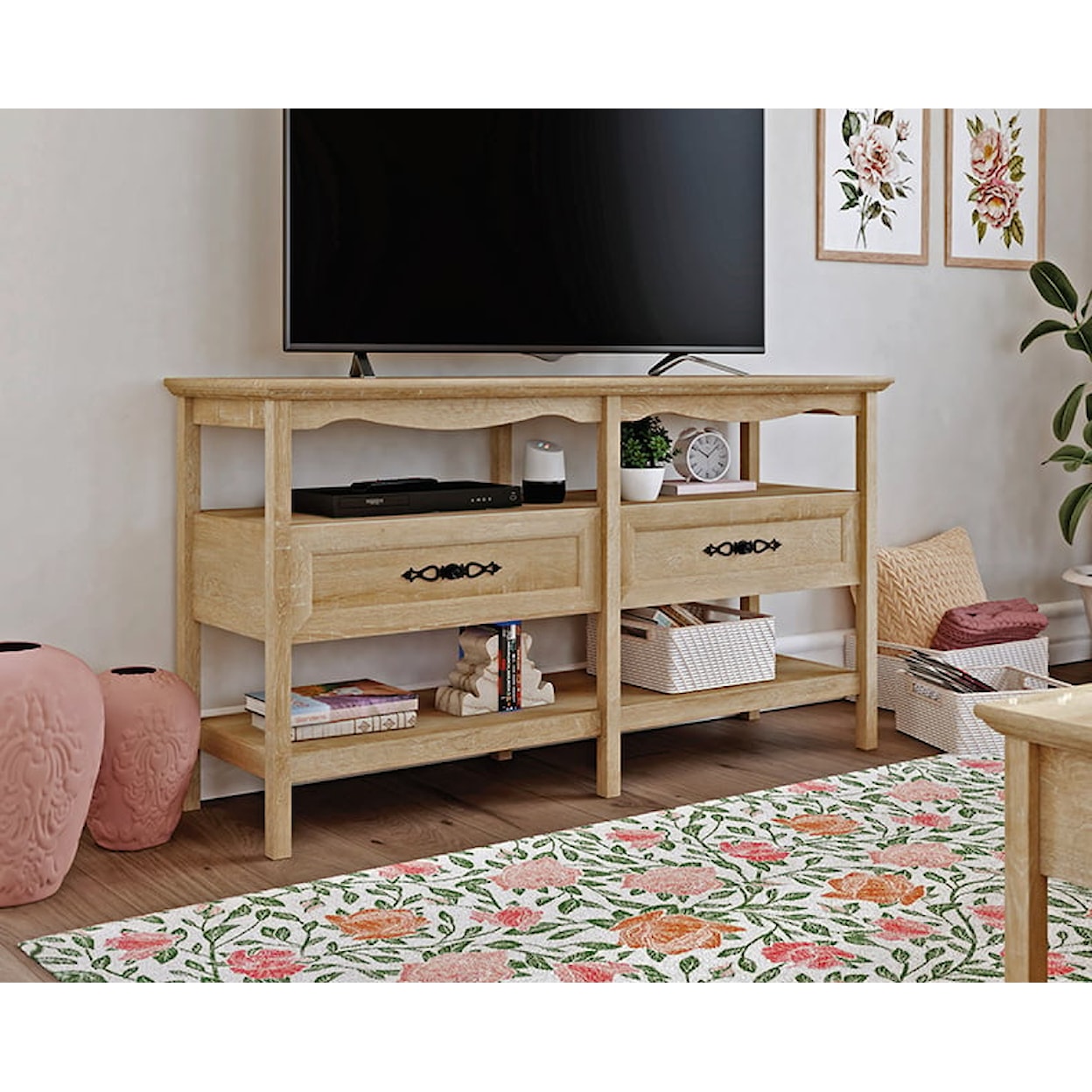 Sauder Adaline Cafe Traditional TV Stand