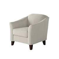 Accent Chair with Sloped Arms