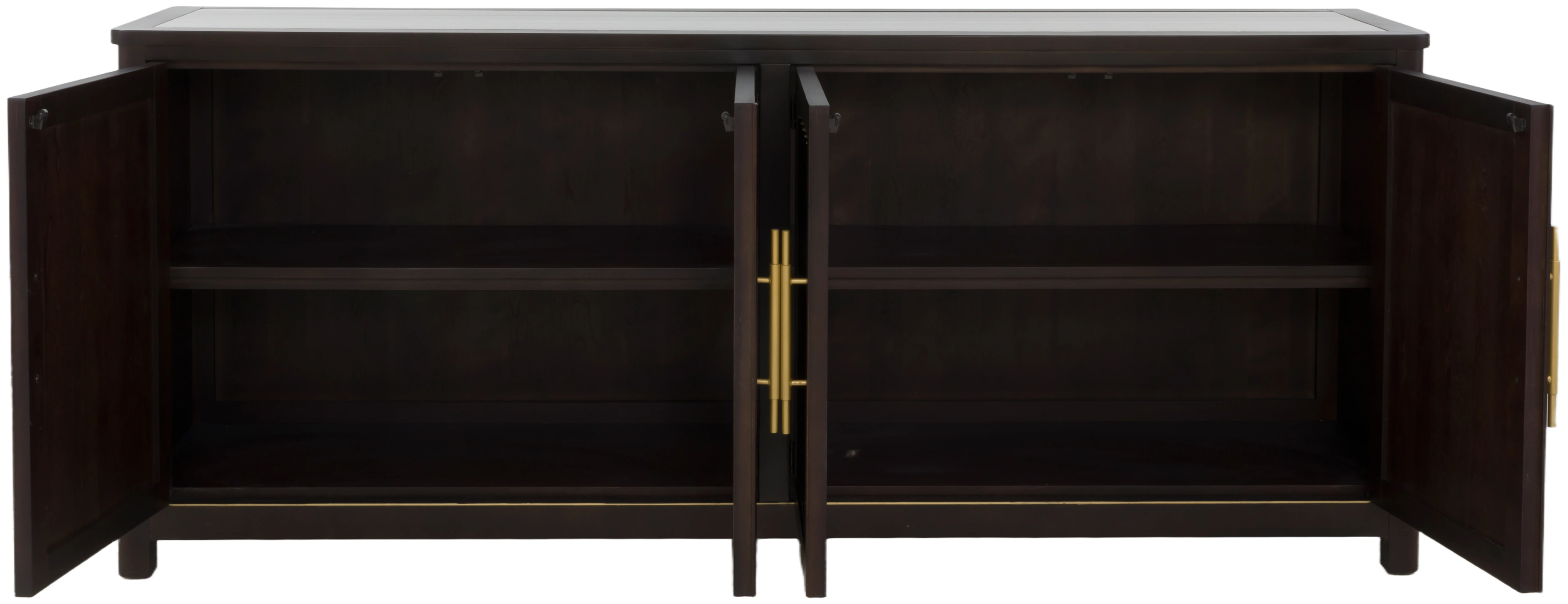 4-Door Credenza with Stone Top