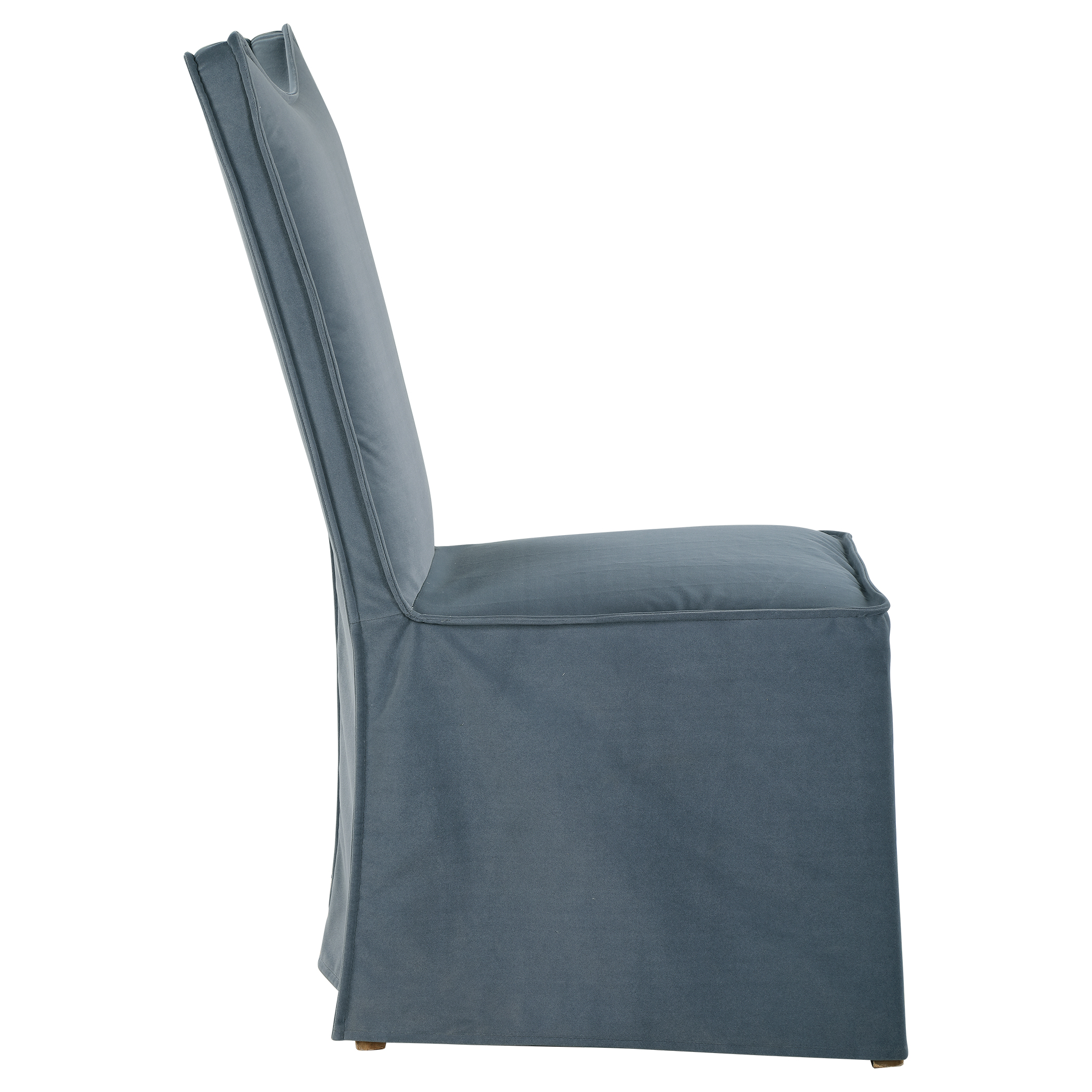 Delroy Armless Chair Gray Set Of 2