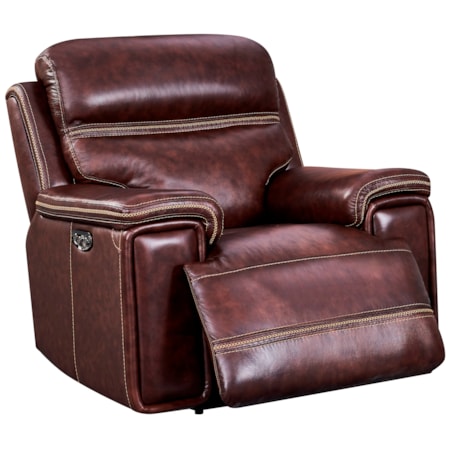 Leather Power Recliner