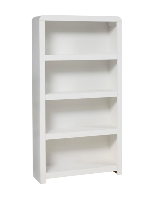 Contemporary 4-Shelf 60" Bookcase