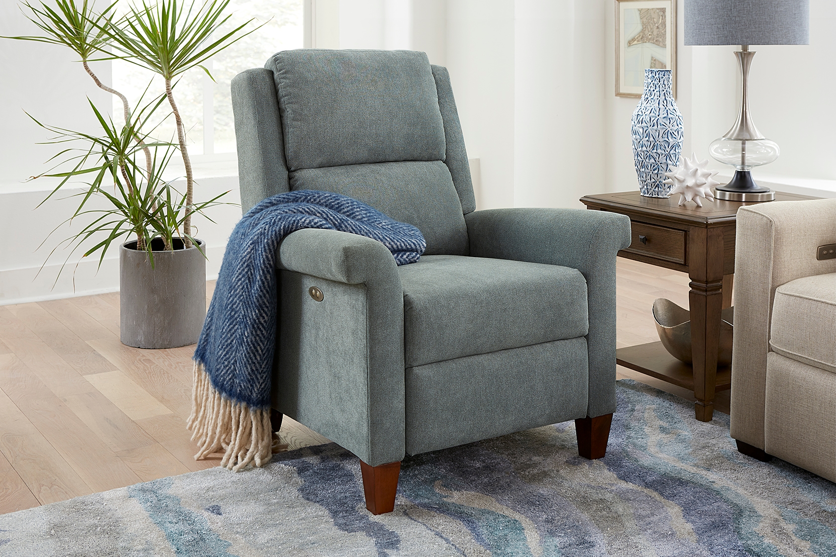 England Wright Push Back Recliner