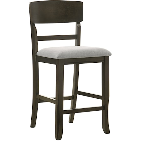 Oakly Transitional Upholstered Counter Height Dining Chair