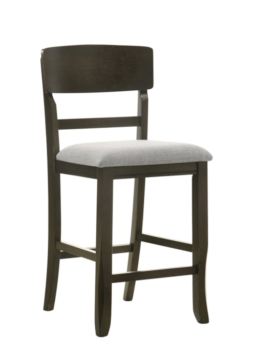 Oakly Transitional Upholstered Counter Height Dining Chair