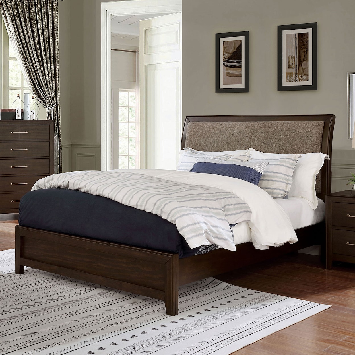 Furniture of America - FOA Jamie King Panel Bed