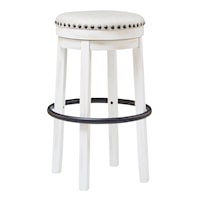 Backless Swivel Bar Height Stool