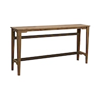 Transitional Counter Height Sofa Table