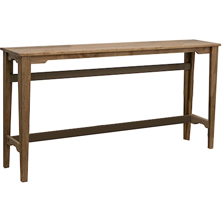 Transitional Counter Height Sofa Table