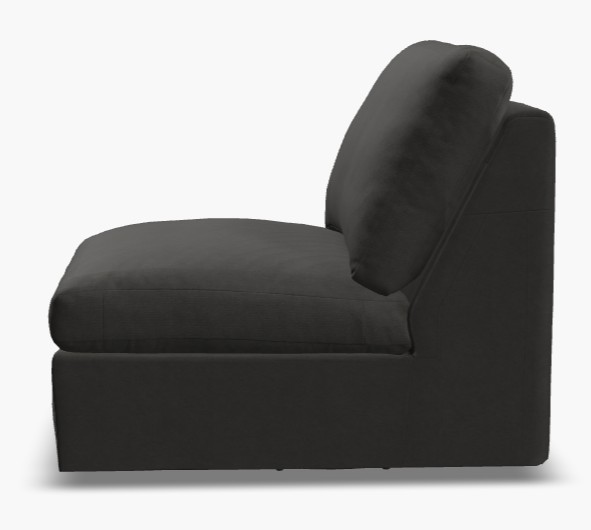 Madison Finished Armless Swivel Chair