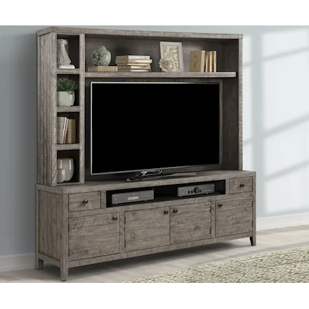 TV Console with Hutch