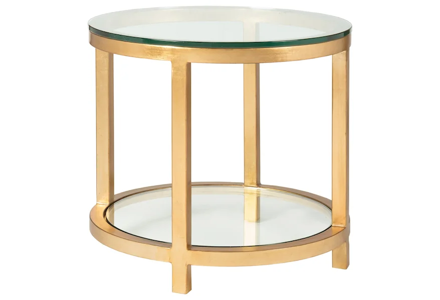 Artistica Metal Per Se Round End Table by Artistica at Baer's Furniture