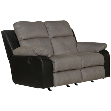 Manual Rocking Reclining Loveseat