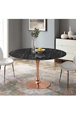 Modway Lippa 60" Oval Dining Table